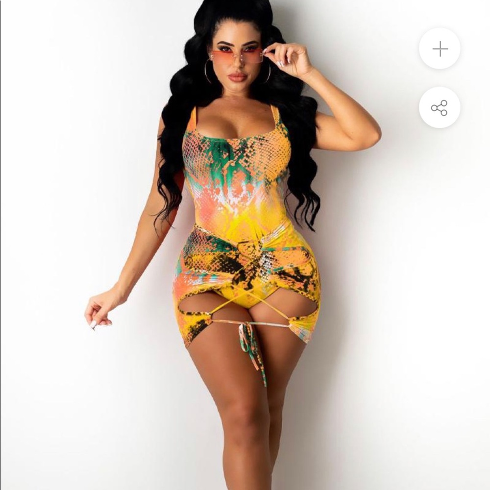 Snake Print Swimwear